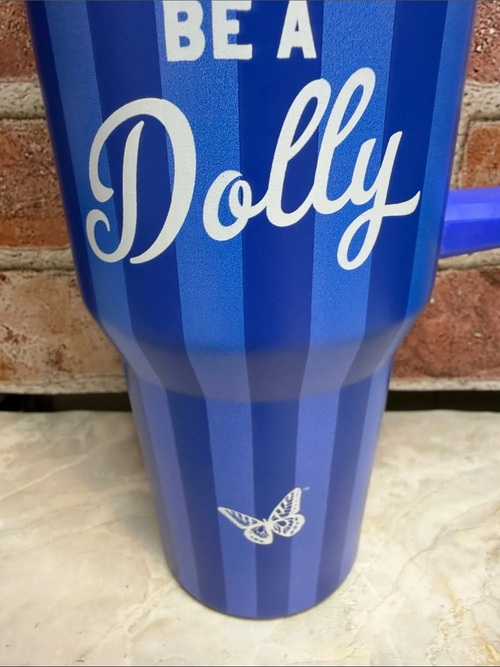 'Be a Dolly' Insulated Travel Mug with Handle